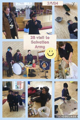 Image of 2B visit the Salvation Army!