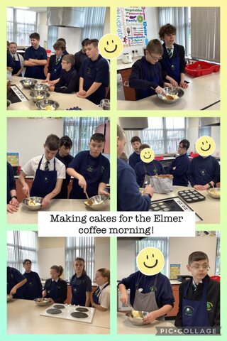 Image of Cake making for the Elmer coffee morning