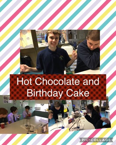 Image of Hot Chocolate and Birthday Cake